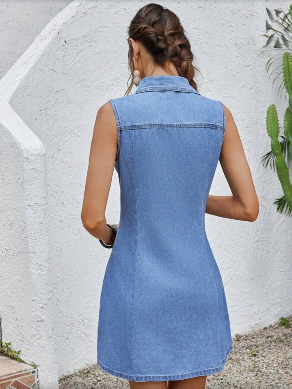 Bobo denim mini dress - Picture 2 of 6